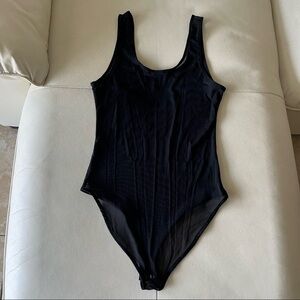 Forever 21- Black Sheer Bodysuit S